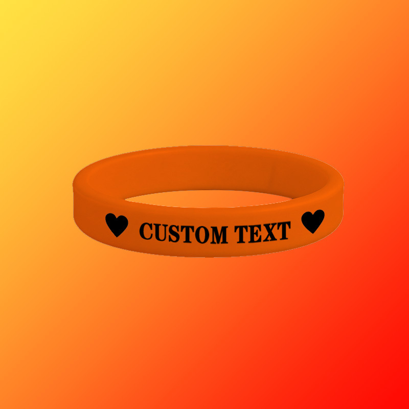 100pcs Custom Silicone Wristbands, Gift for Her